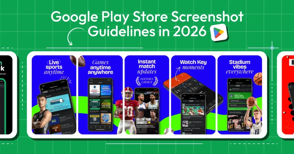 Google Play Store screenshot requirements