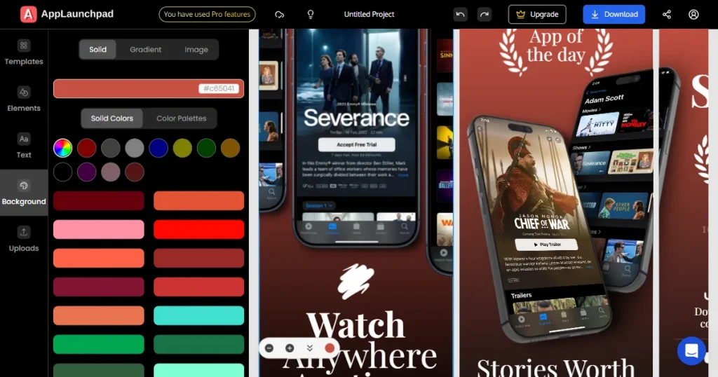 AppLaunchpad screenshot template
