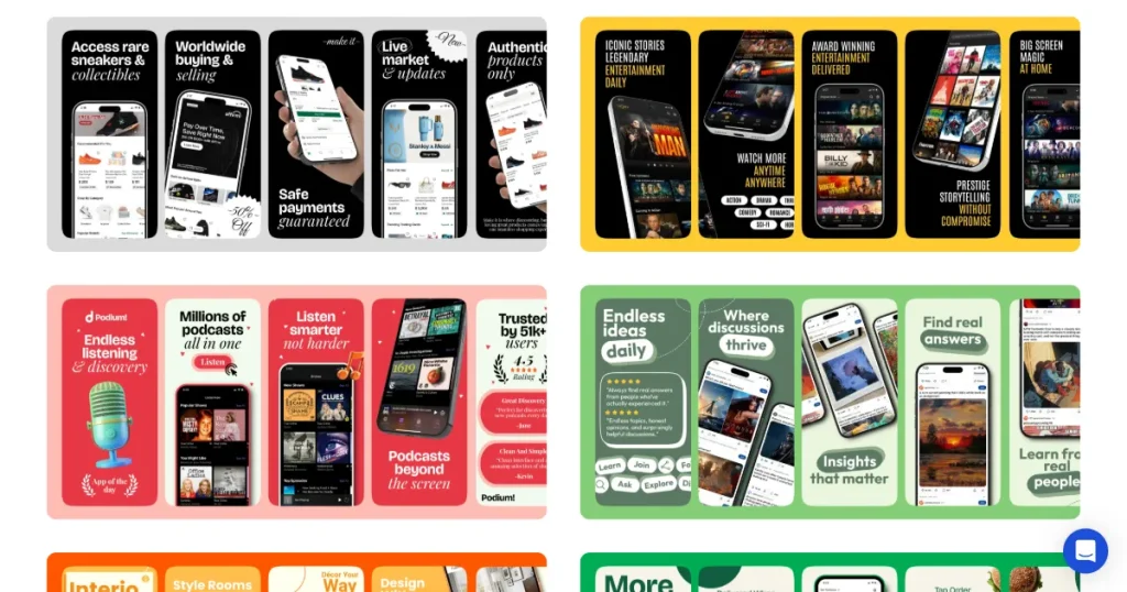 App store screenshot template AppLaunchpad