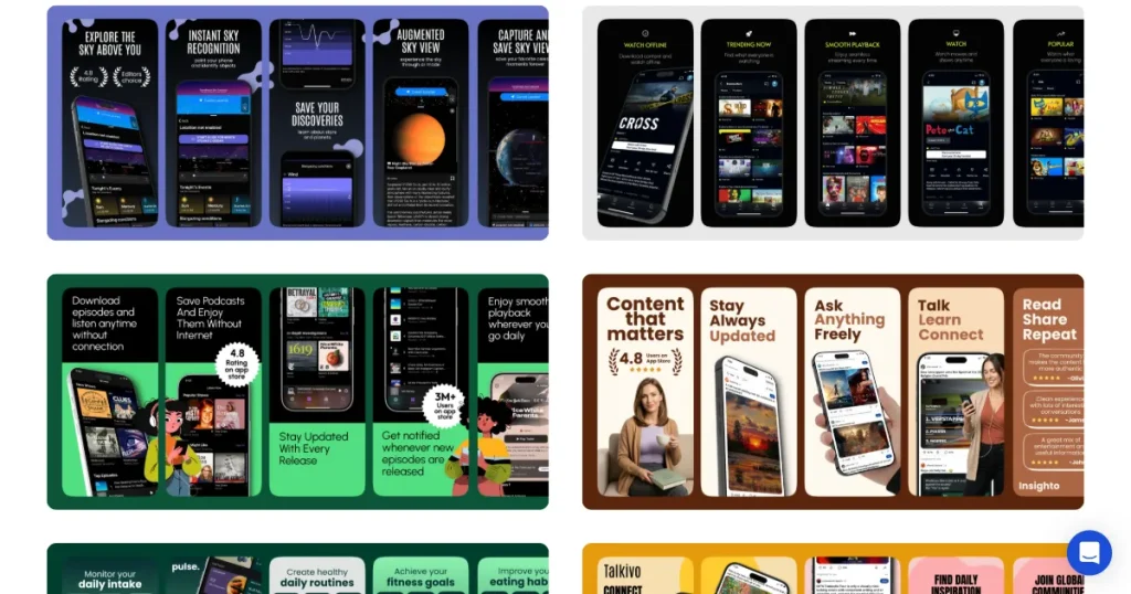 AppLaunchpad app store screenshot templates