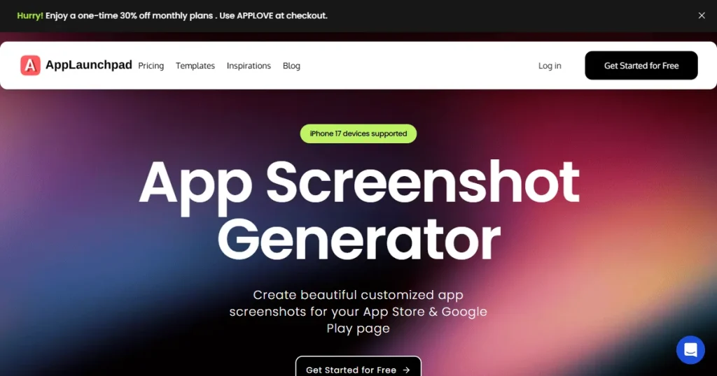 AppLaunchpad app store screenshot generator