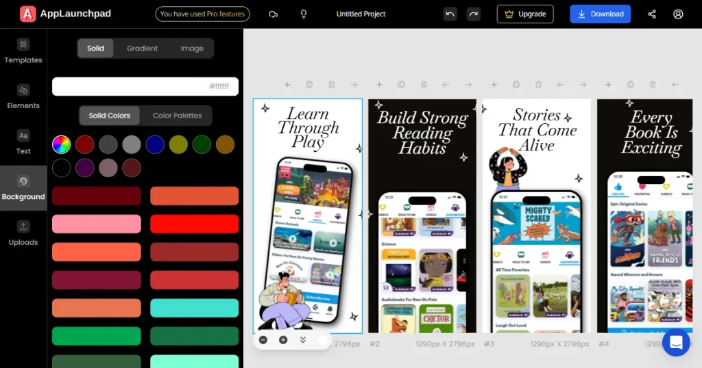 AppLaunchpad app store screenshots