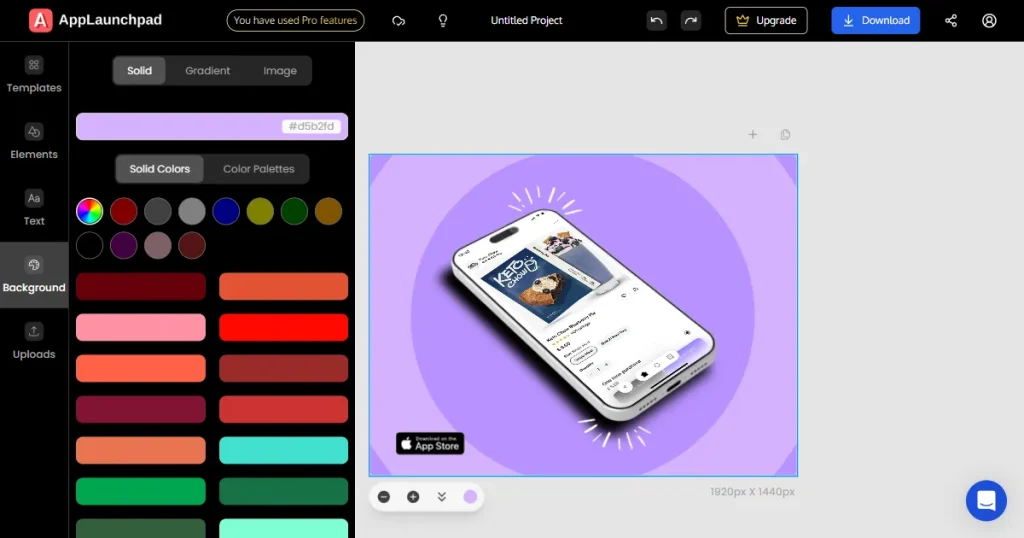 AppLaunchpad iPhone mockup generator