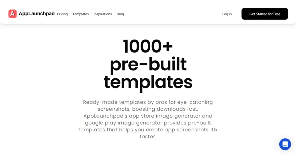 AppLaunchpad pre-built templates