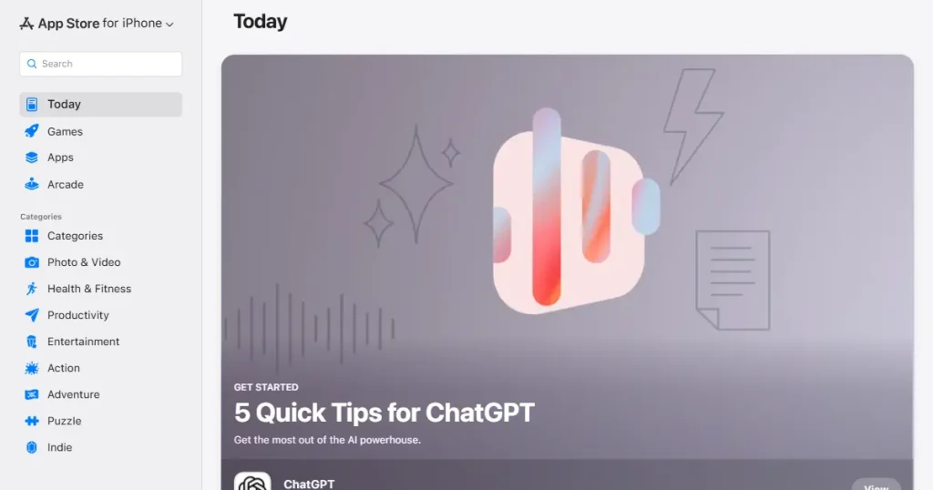 Apps featured on the Today tab of the App Store