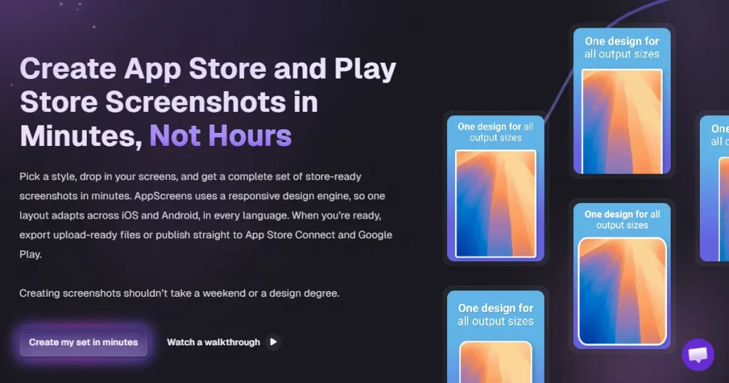 Appscreens create app screenshots