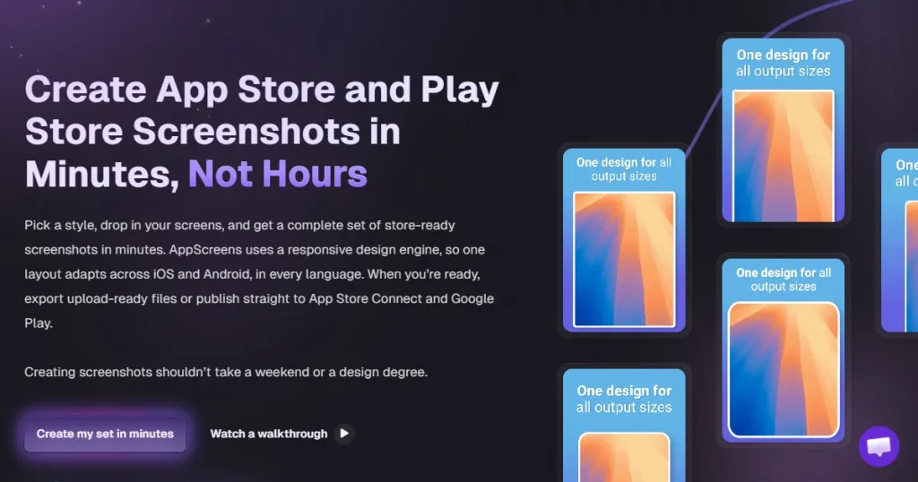 AppScreens target users overview