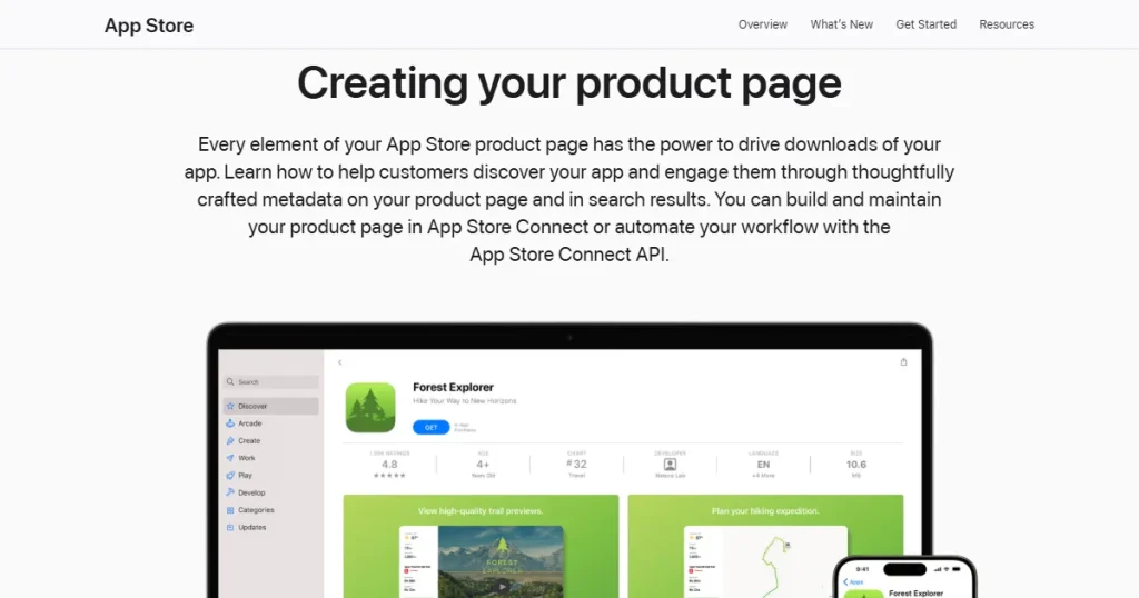 Apple App Store custom product pages