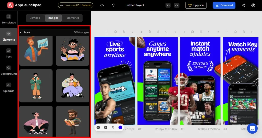 Design illustrations stickers applaunchpad