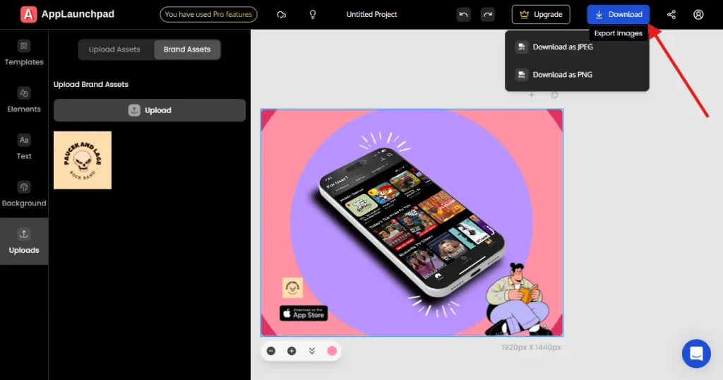 Download the final iPhone mockup