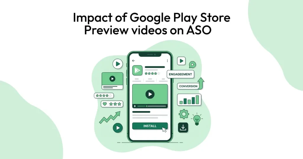 Impact of Google play preview videos