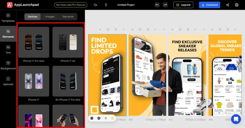 Latest devices on AppLaunchpad