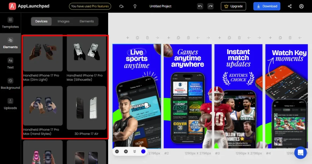 Latest devices on AppLaunchpad