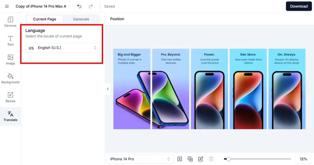 Localization on Screenshots Pro