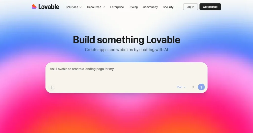 Lovable AI app builder