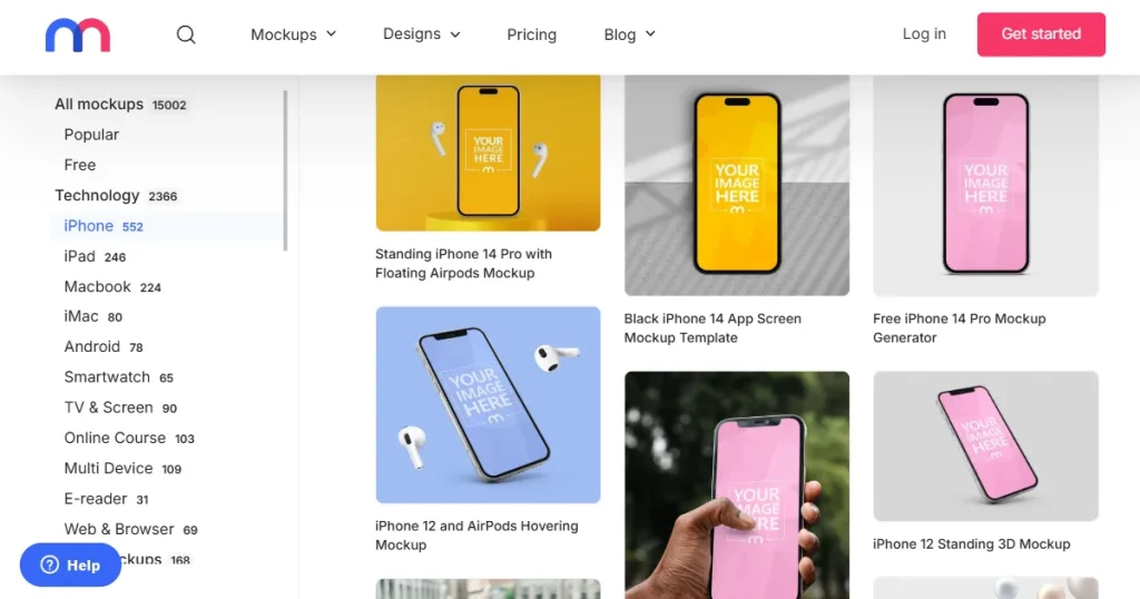 Mediamodifier iPhone mockup generator