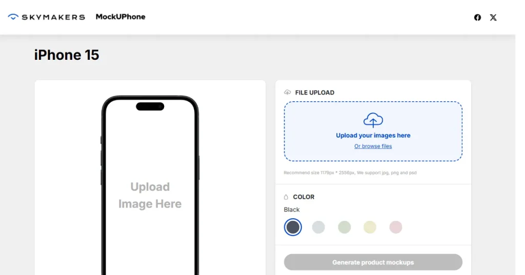 MockUPhone device mockups