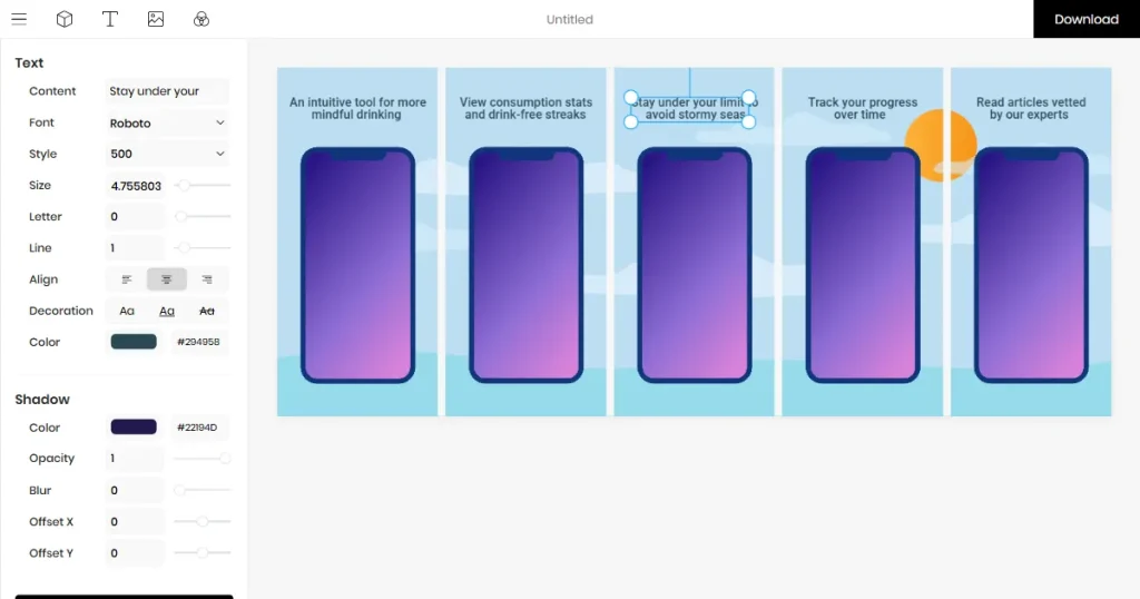 Previewed app store screenshot generator
