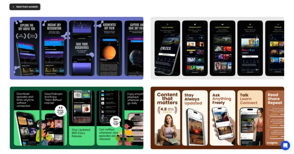 AppLaunchpad screenshot templates