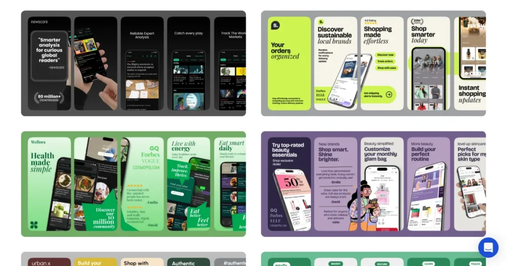 AppLaunchpad screenshot templates