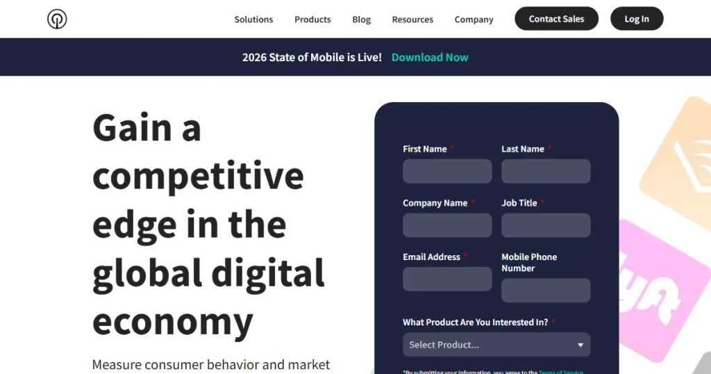 Sensor Tower’s contact page