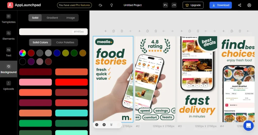 Store compliant screenshots on AppLaunchpad