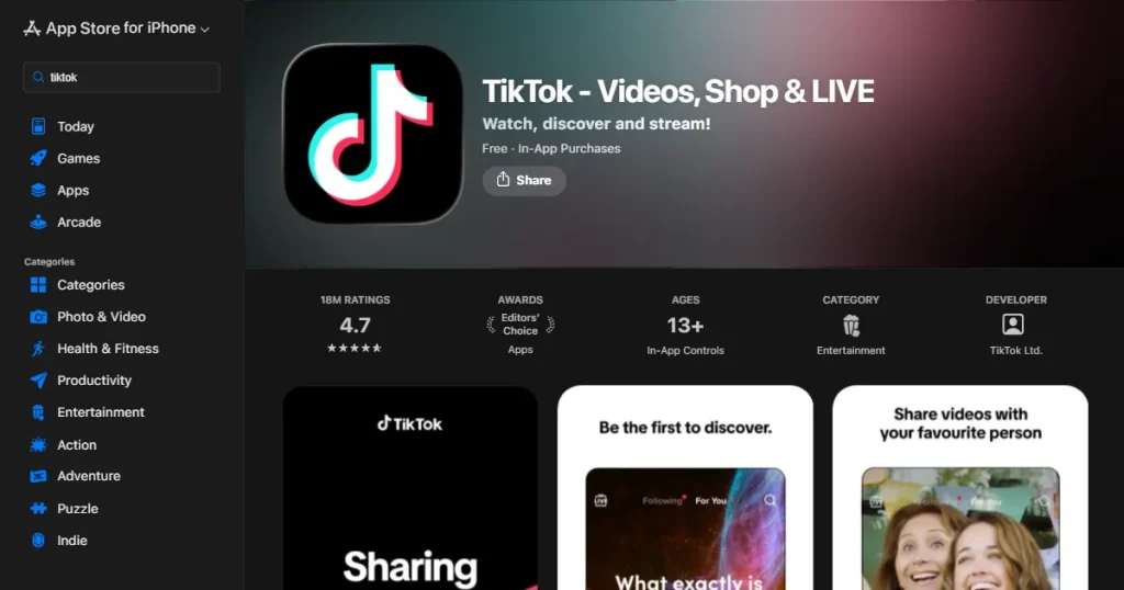 Understanding app store guidelines with TikTok