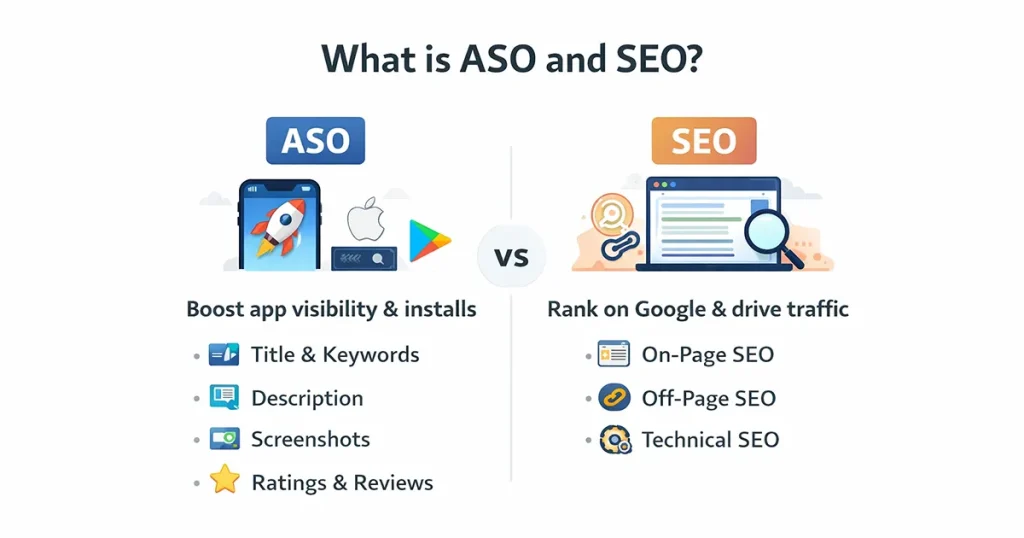 What is ASO and SEO