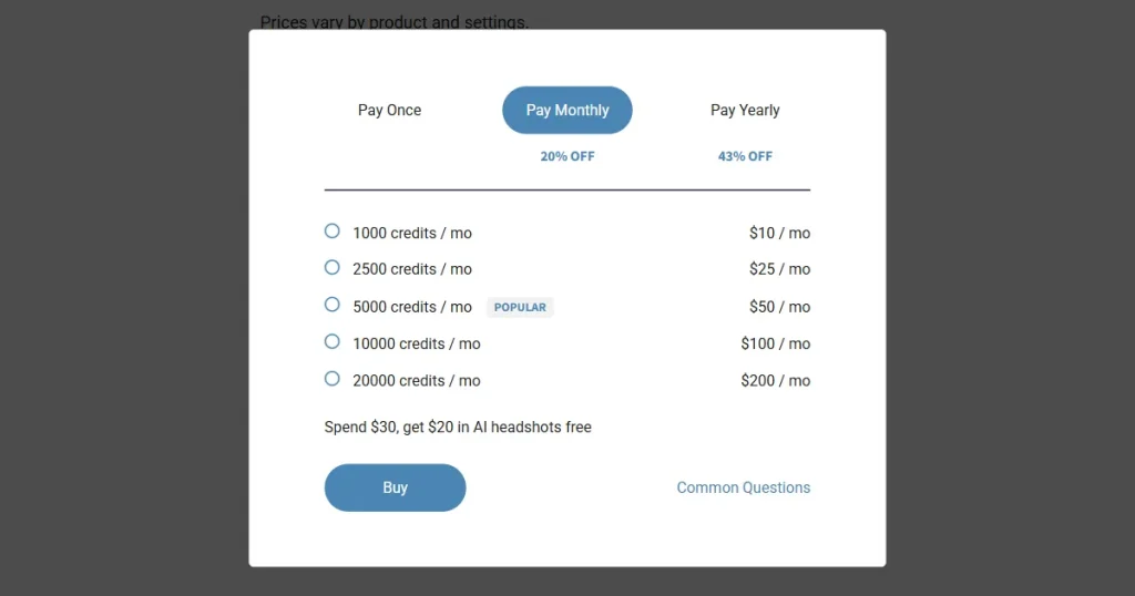 Hotpot AI pricing