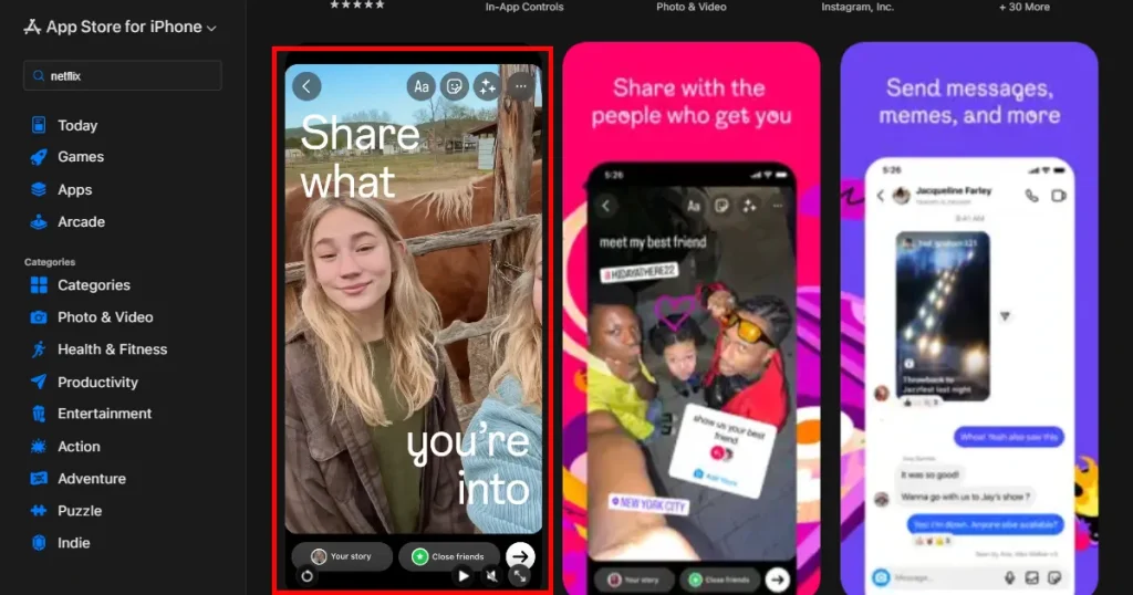 Instagram preview video