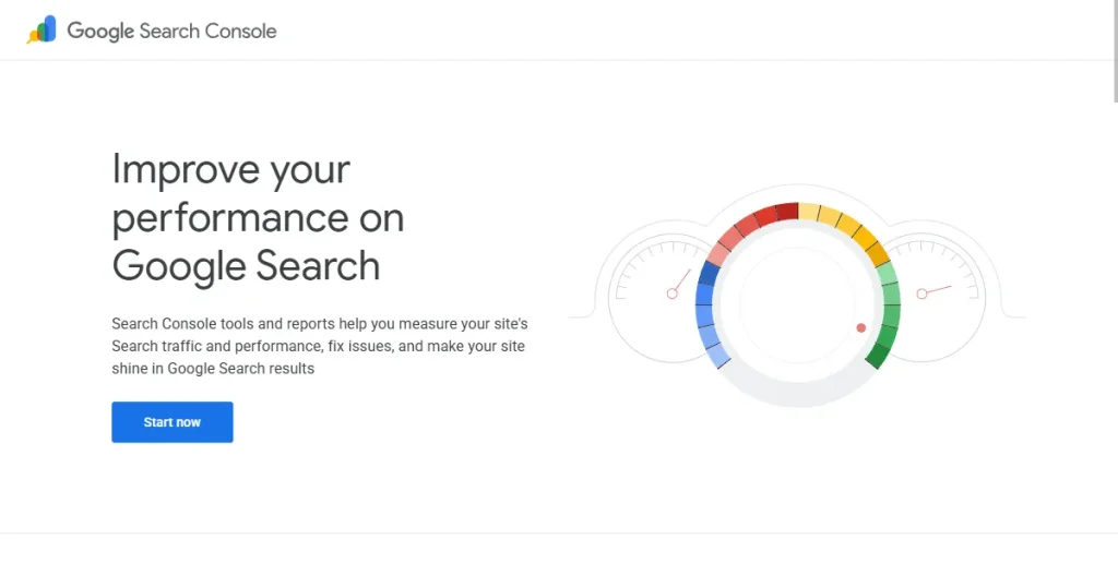 Google Search Console page