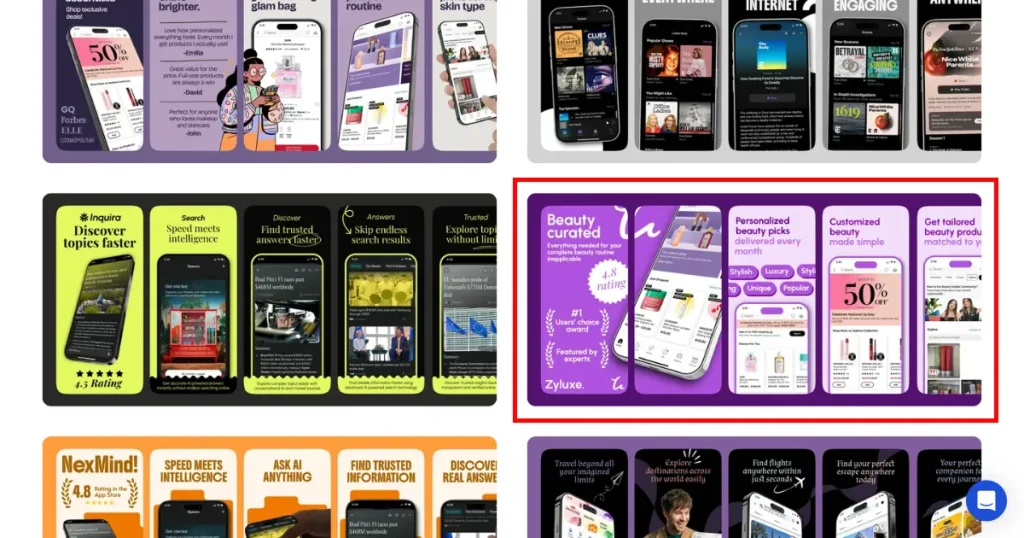 AppLaunchpad app store screenshot templates