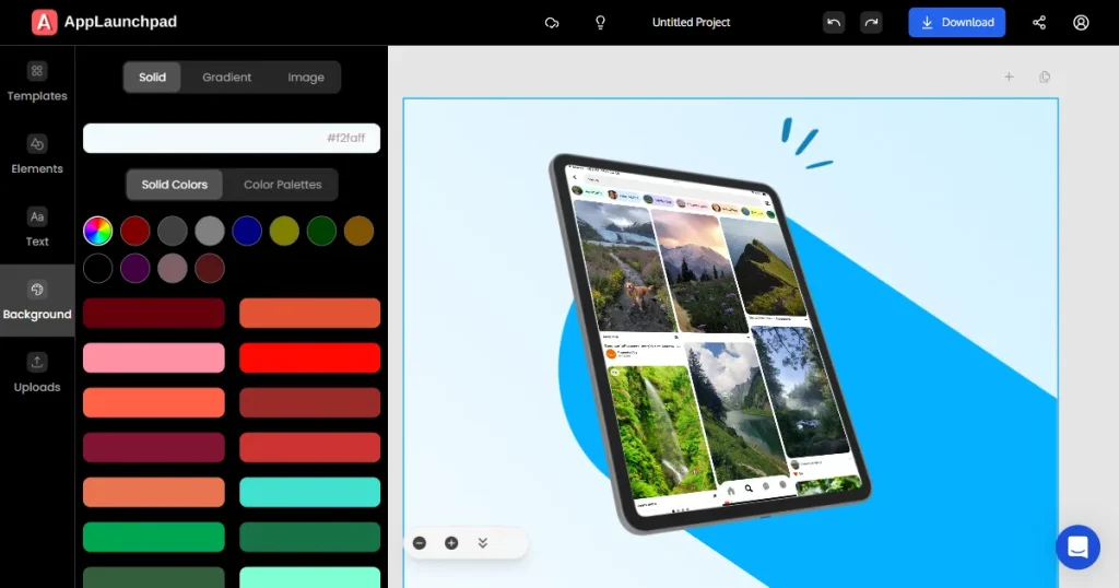 AppLaunchpad iPad mockup generator