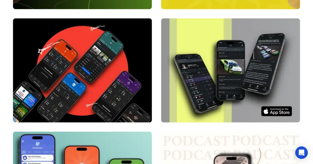 AppLaunchpad Android device mockups