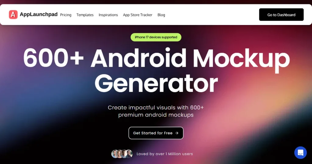 AppLaunchpad android mockup generator