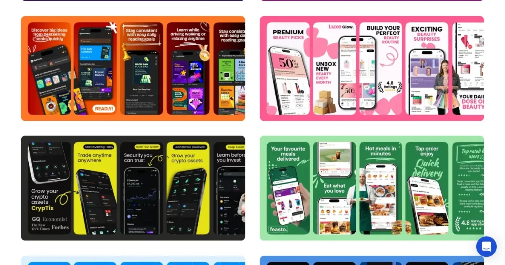 AppLaunchpad app store screenshot templates