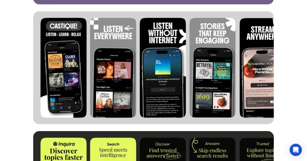 AppLaunchpad app store screenshot templates page
