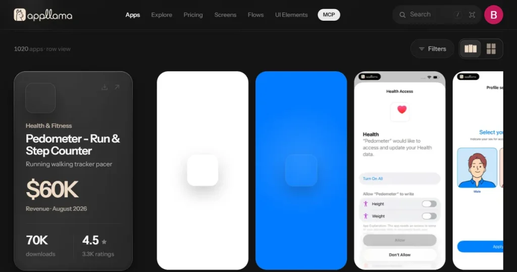 Appllama design inspiration website