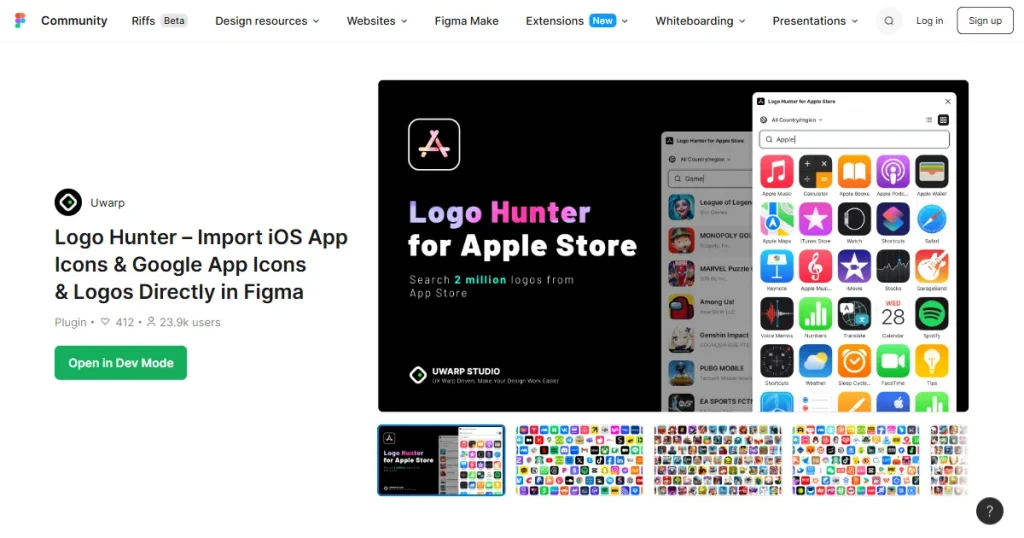 Logo Hunter Figma plugin