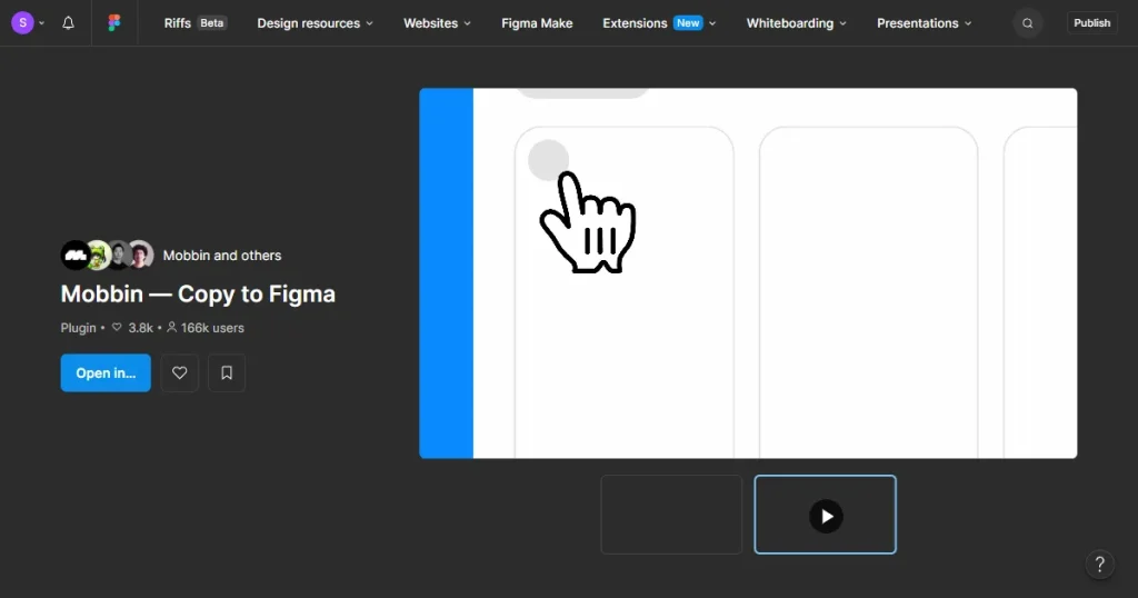 Mobbin Figma plugin