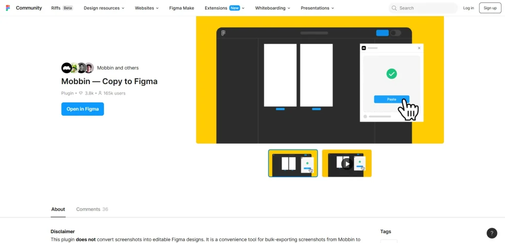 Mobbin Figma plugin