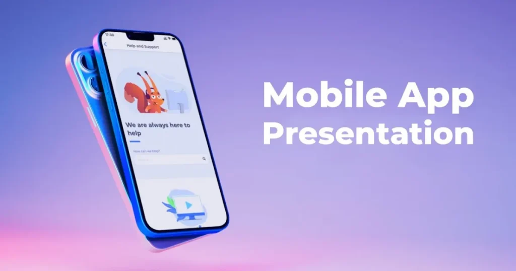 Mobile app presentations
