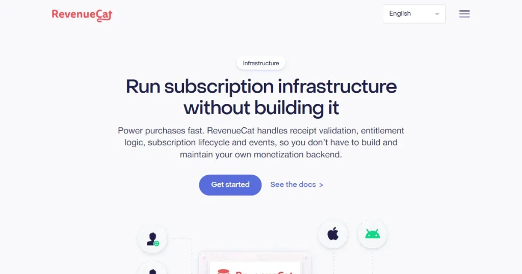RevenueCat homepage