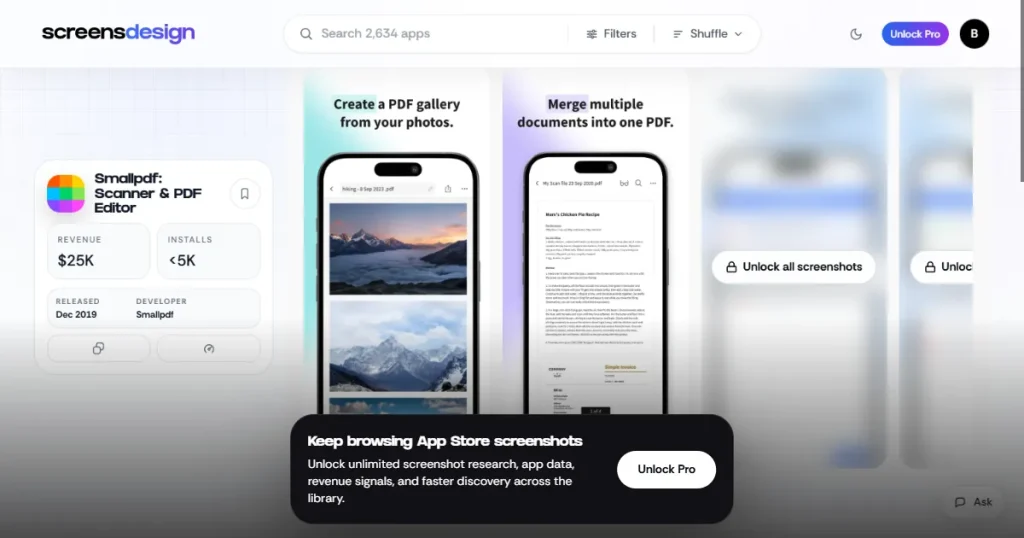 Screensdesign app store screenshots library