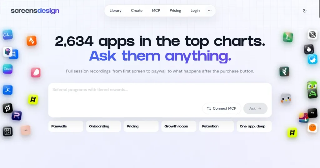 Screensdesign app library size