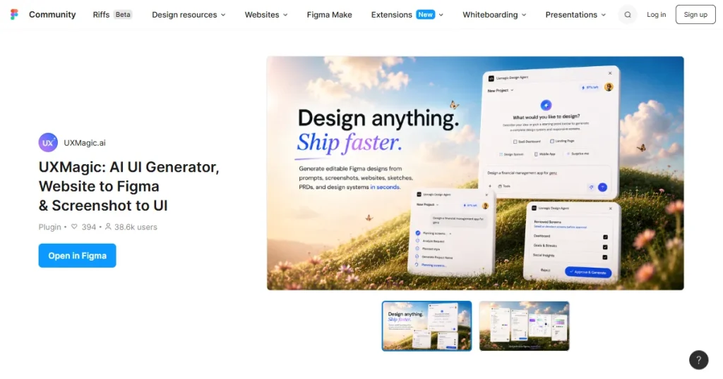UXMagic Figma plugin